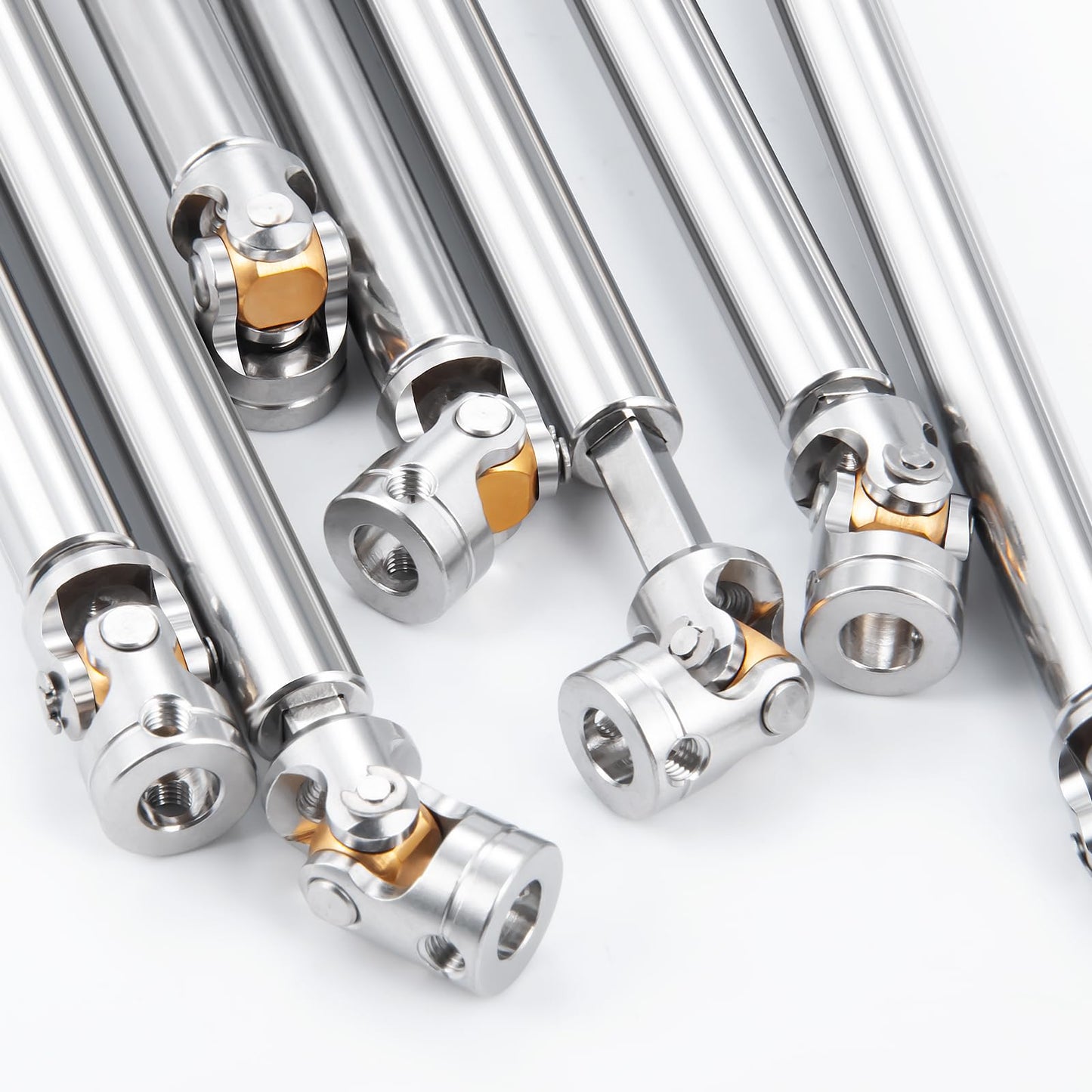 RC-Hub 1Pcs RC Driveshafts Metal Drive Shaft 45-50/47-57/55-67/60-80mm for 1:14 Tamiya Trailer Tractor Truck RC Crawler Car (145