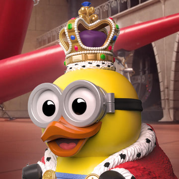 Tubbz First Edition Minions King Bob Collectible Vinyl Rubber Duck Figure - Official Universal Despicable Me 4 Minions Merchandise - Kids Tv, Movies & Video Games