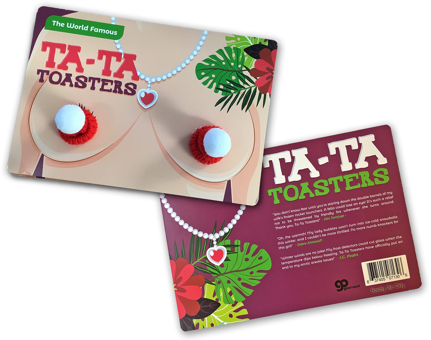 Ta-Ta Toasters - Funny Novelty Gift for Women Naughty Stocking Stuffers Gag Gifts for Girl Friends BFF Gifts for Ladies Funny Wh