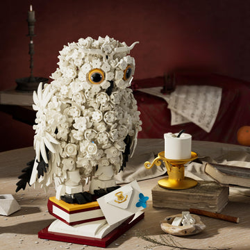 Ideas Owl Animal Building Set Compatible with Lego Sets Collection Model Bird Building Toy Birthday Halloween for mature-themed Boys Girls Ages 8+ (1239 PCS)