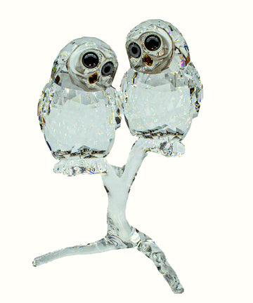 Swarovski Feathered Beauties Owl Couple