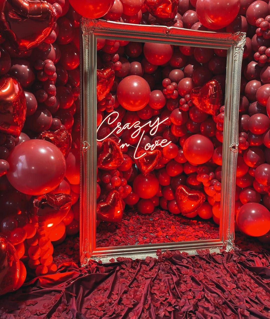Bezente Red Balloons 18 Inch - 30 Pack Large Thick Red Balloons Big Round Red Latex Balloons For Valentine'S Day Wedding Anniver