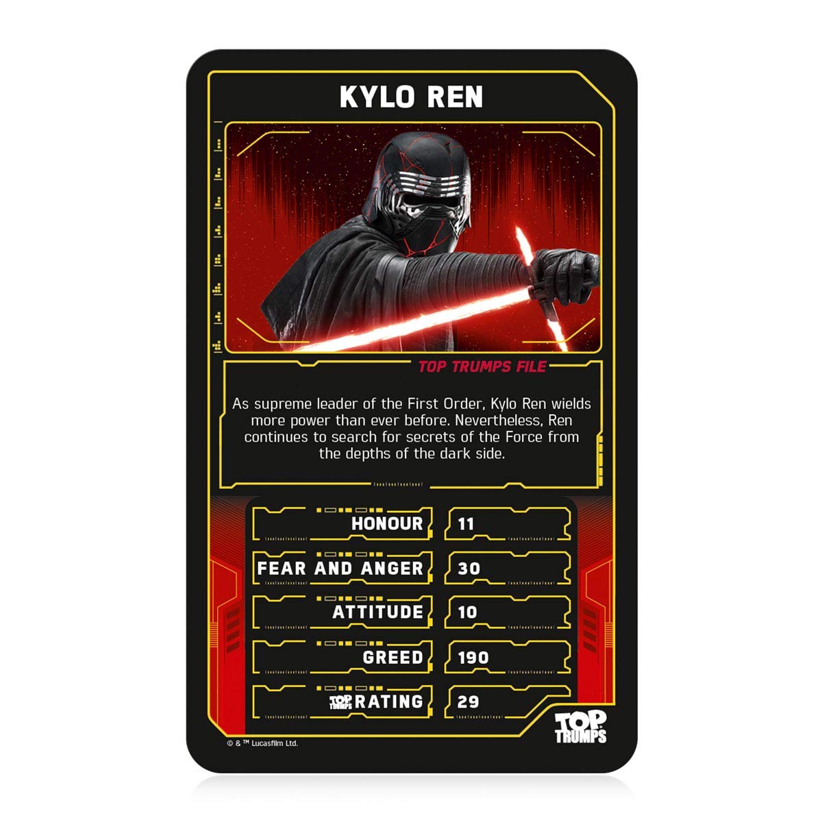 Top Trumps Star Wars Episode IX - The Rise of Skywalker Specials Card Game