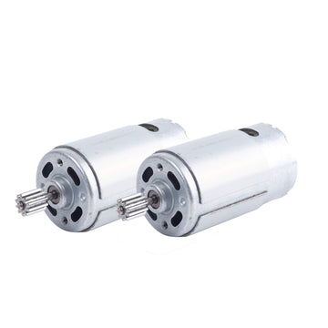 Shengle 2 Pcs 570 35000Rpm High Speed Electric Motor, Rs570 12V Motor Gearbox Accessories For Power Wheels Children Ride On Car Parts