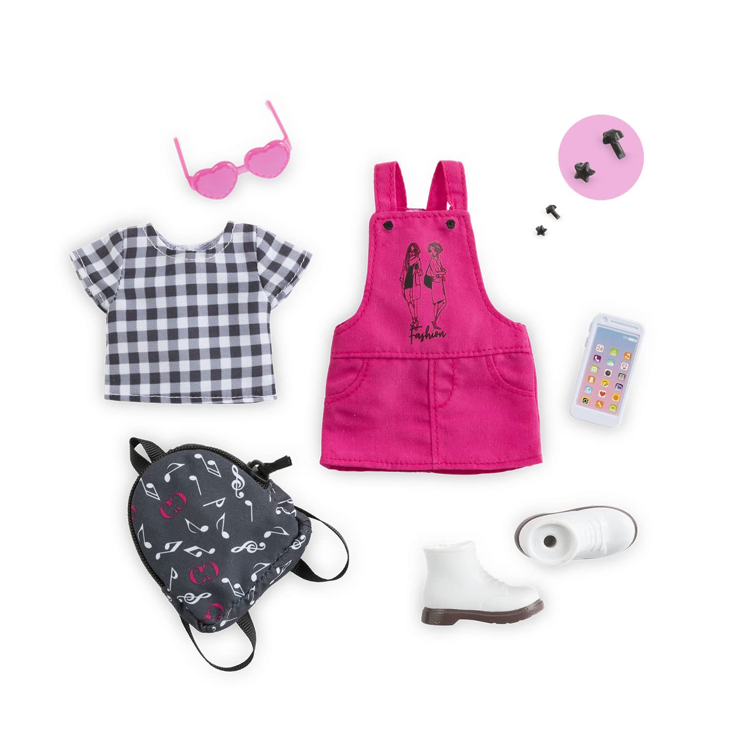 Corolle Girls Music & Fashion Dressing Room - Clothing And Accessories Set Girls Dolls