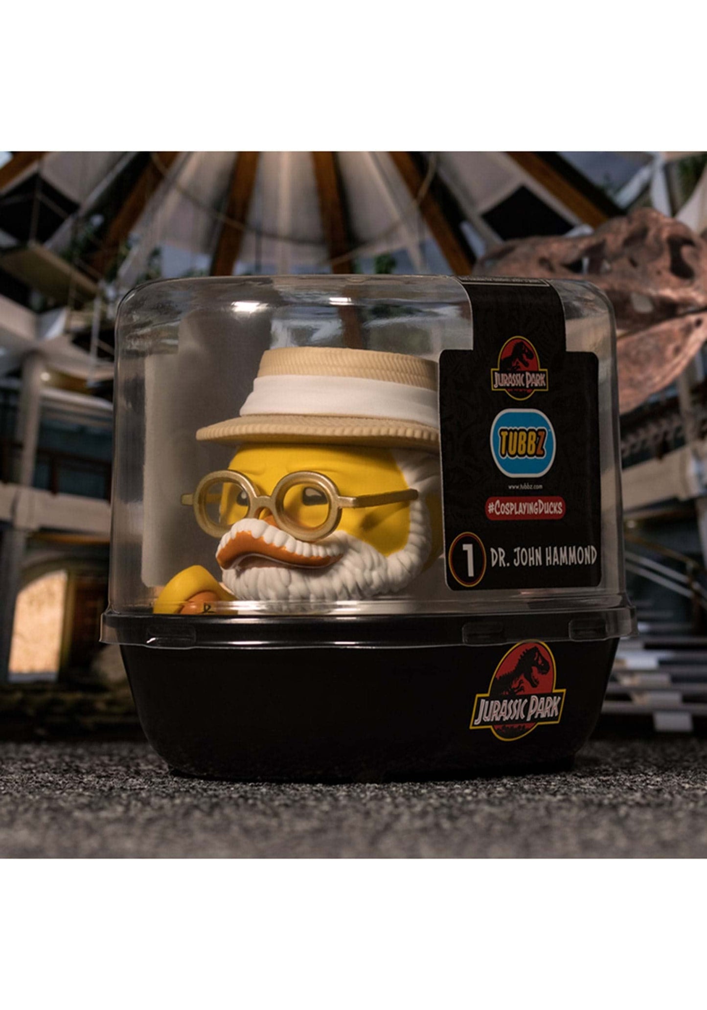 Tubbz Jurassic Park Dr Hammond Duck Figurine – Official Jurassic World Merchandise – Unique Limited Edition Collectors Vinyl Gift, Ns2747