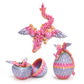 Flavery 3D Printed Flying Dragon Egg - Winged Dragon In Diamond Easter Eggs, Flexible Crystal Animal Inside, Mystery Dragon Eggs