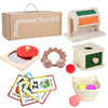 Montessori Educational Toys For Babies 7-12 Months, 7 In 1 Early Learning Educational Kit For Toddlers Gifts, Includes Spinning 