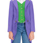 Besserbay Halloween Boys Renaissance Steampunk Medieval Gothic Jacket Vampire Retro Tailcoat Purple 8 Years