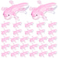 Lewtemi 30 Pcs Valentines Axolotl Pink Adorable Axolotl Gifts Amphibiously Axolotl Birthday Party Decorations Tiny Animal Figurine For Valentine'S Day Exchange Gift Prizes Cake Topper Party Favors