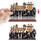 Lingteer Happy 13Th Birthday Gold Acrylic Table Topper Centerpieces Set - Cheers To Thirteen Years Old Birthday 13Th Bday Party Gift Decorations.