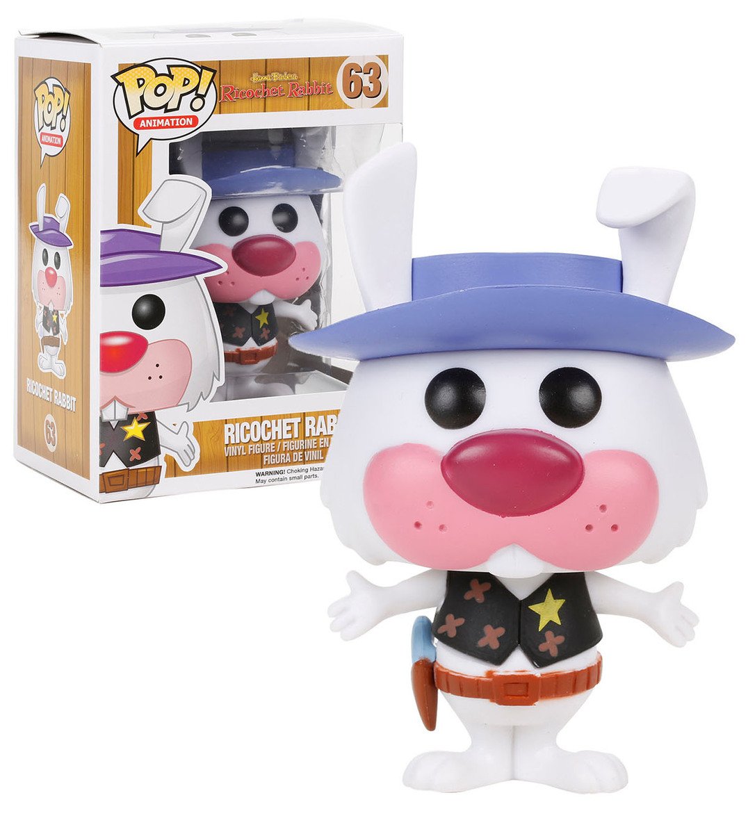 Funko Hanna-Barbera Flocked Ricochet Rabbit Pop! Vinyl Figure Exclusive