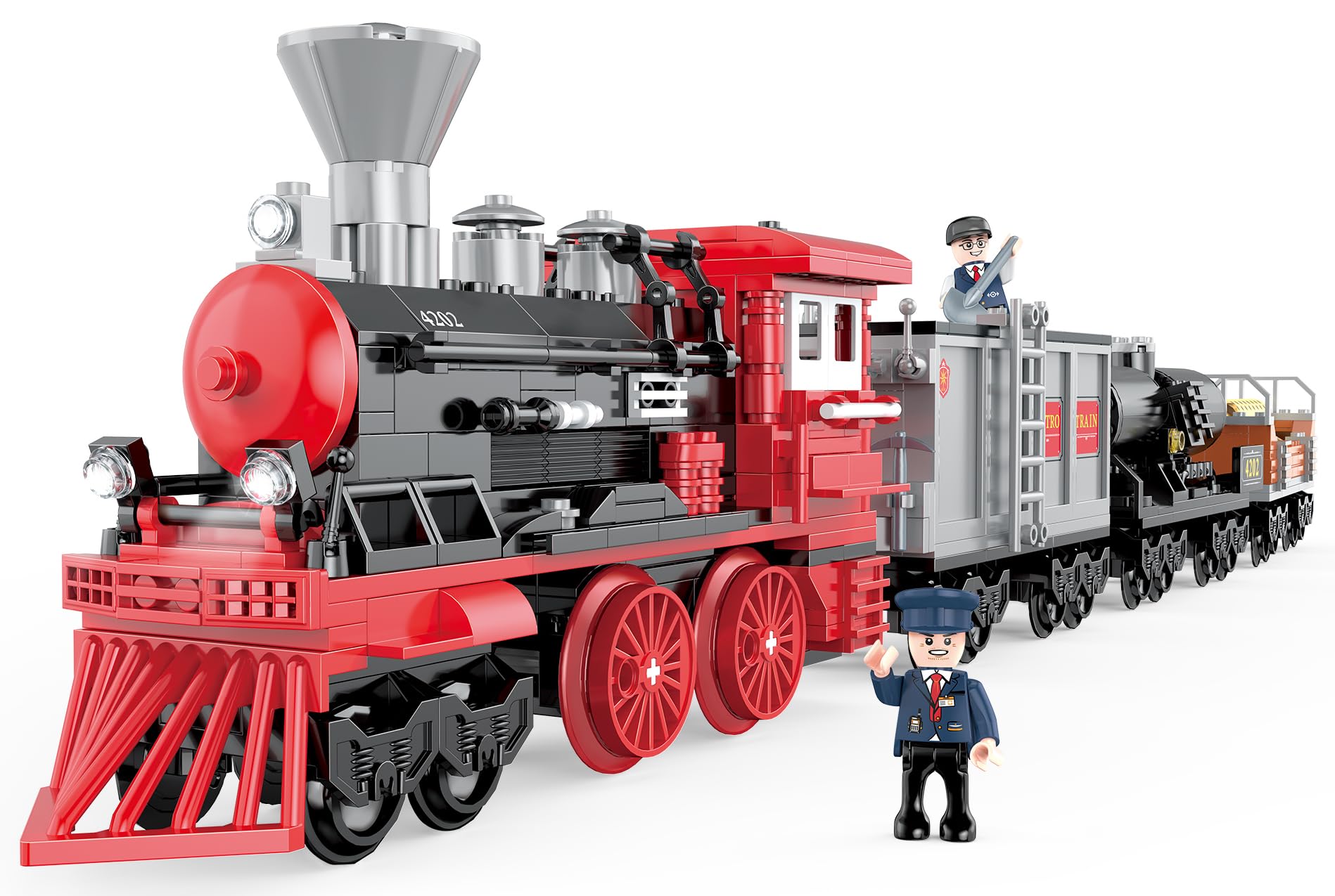Magicwand Diy Steam Train Building Blocks For Kids623 PcsMulti-ColoredPack Of 1