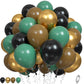 Green And Brown Balloons, Camo Balloons Camouflage Party Balloons Green Black Latex Balloons Metallic Gold Balloon For Kids Adul