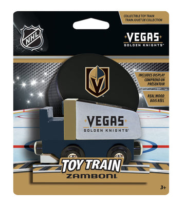 Masterpieces Wood Zamboni - Nhl Las Vegas Golden Knights - Officially Licensed Toddler & Kids Toy