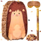 Piñata Bundle With A Blindfold And Bat (16 X 12 X 3 Inches), Cute Animal Piñata For Girls Boys Kids Birthday Party Toys Decoration For Animal Theme Birthday Party Game Supplies Photo Prop(Hedgehog)
