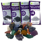 Wirejewelry Brazilian Rock Tumbler Refill Kit - 1.5 Lbs. Of Brazilian Stone Mix And 1 Batch Of 4 Step Abrasive Grit And Polish