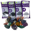 Wirejewelry Brazilian Rock Tumbler Refill Kit - 1.5 Lbs. Of Brazilian Stone Mix And 1 Batch Of 4 Step Abrasive Grit And Polish