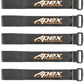 Apex RC Products 5 Pack 20mm x 300mm HD Non-Slip Battery Straps 3031A