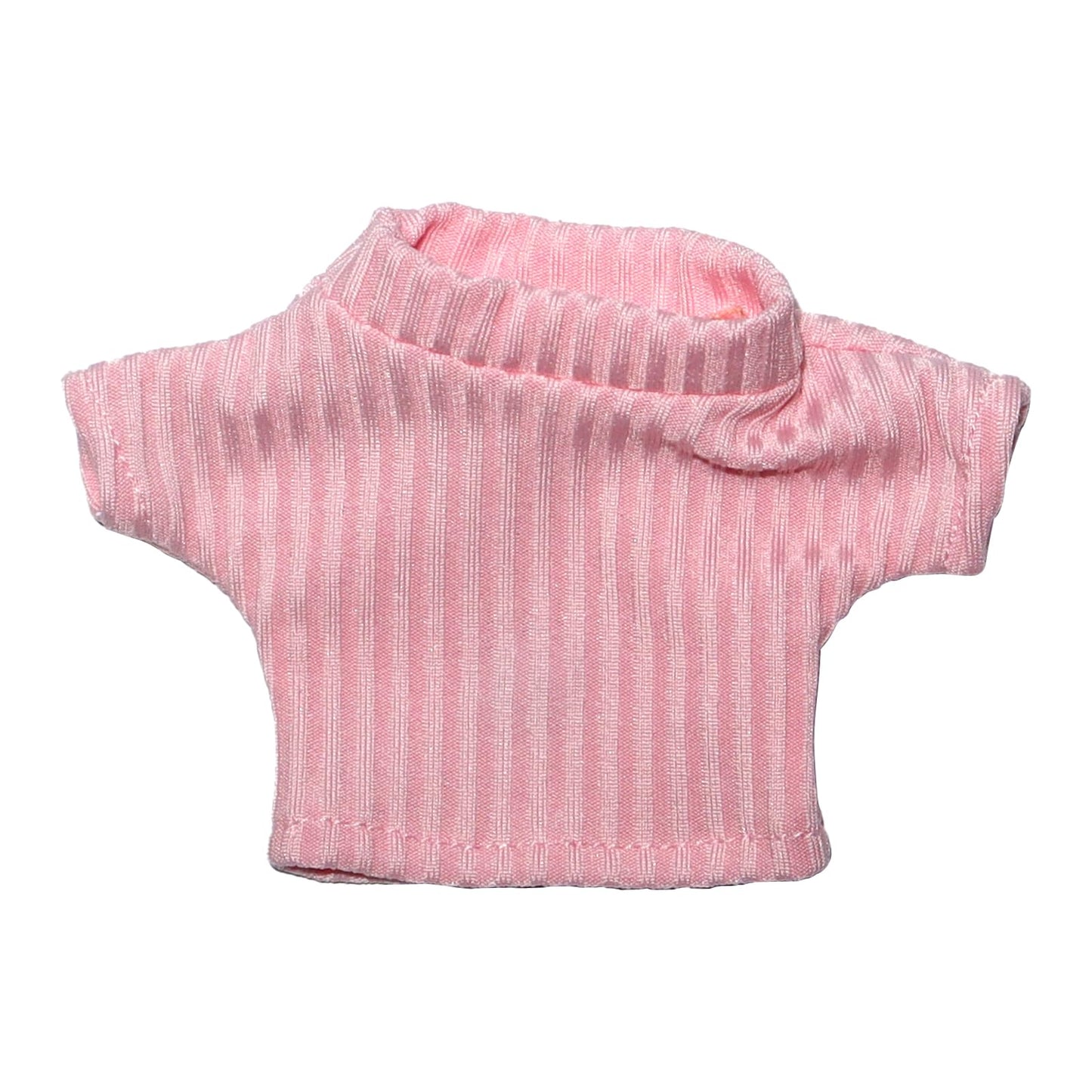 17cm Doll Clothes  17cm Clothes Skirt Set  2 Piece Colorful T-Shirt+ with Overalls or Skirt Outfit enhanced Fashion Cute Doll Accessories(NO Doll)(Style D)