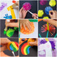 Bestymxy Magnetic Tiles, 3D Building Set, Clear Diamond Reflective, Stem Toys (60Pcs)