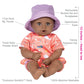 Adora Beach Baby African American Doll With Sun-Activated Freckles, Clothes & Accessories Set, Adorable Baby Doll Made In Exclusive Quickdri Vinyl Birthday Gift For Ages 1+ - Baby Piper
