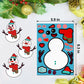 Smilinfit Christmas Stickers For Kids, 36 Sheets Make Your Own Christmas Crafts Activities Sticker For Kids Boys Girls, Christma