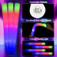 Taotuo 156Pcs Foam Glow Sticks,Valentines Day Gifts Glow In The Dark Party Supplies Three Flashing Modes Lighting Up Foam Sticks For Wedding, Christmas, Concerts, Birthday
