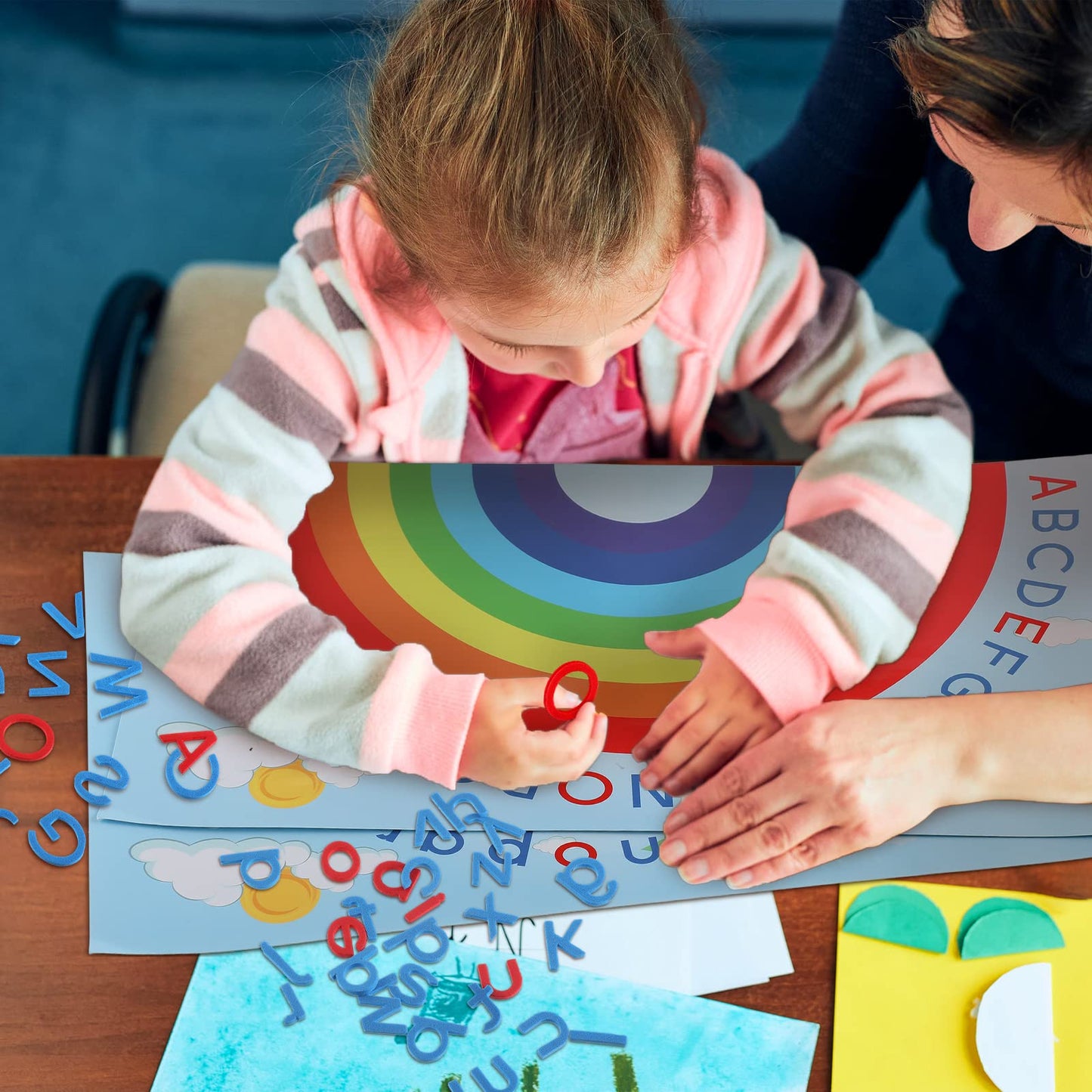 Double Sided Rainbow Play Alphabet Arch Mats Colorful Foam Letters Abc Educational Alphabet For Alphabet Recognition Activity Ba