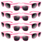 Astaron 12 Pack Party Novelty Sunglasses Bulk Neon Party Favors For Beach Wedding Party Pool Party Supplies, Pink
