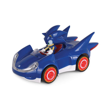 NKOK Sonic The Hedgehog All Stars Racing Pull Back Action, Video Game Legend, Speed Star by Tails, No Batteries Required, Pull B