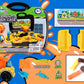 Crelloci Cement Mixer Color Dough Set, Construction Truck Tools Kit, Diy Art & Craft Playset Toys With Portable Case For Kids Boys Ages 3+, With Molds Non-Toxic Modeling Clay 4 Colors
