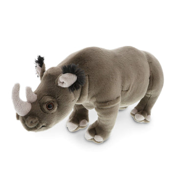 Dollibu Wild Stuffed Animal Soft Plush Collection, Storytime Buddy Rhino Animal For Children, Rhino Plush Safari Stuffed Animals