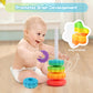 Baby Spinning Stacking Toys, 1-3 Rainbow Ring Stacker Montessori Toys For Babies, Sensory Toys For Toddlers, Christmas And Birth