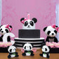 Aoriher 6 Pcs Mini Panda Plush Toy 4 Inch Cute Plush Panda Stuffed Animals Hanging Pendant Ornament For Boy Girl Gift Birthday D
