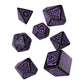 Q WORKSHOP Call Of Cthulhu Horror on the Orient Express RPG Ornamented Dice Set 7 Polyhedral Pieces Purple