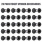 20 Pack Fidget Spinner Bearing And Cap Replacement Set, Chrome Steel Bearing Balls, High Speed 13Mmx7Mmx4Mm Bearings Single Seal