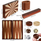 Syrace Wooden Folding Backgn Set - Large 15.75 (40cm)  Handcrafted Exquisite Design  Perfect for mature-themeds & Kids  Ideal for Backgn Enthusiasts