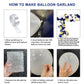 Navy Blue Gold Balloons Garland Kit, 120 Pcs Navy And Gold Confetti White Balloons Arch For Graduation Birthday Party Baby Showe