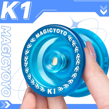 Pack Of 3 Beginner Yoyos For Kids, Magicyoyo K1-Plus Responsive Yoyos With 3 Yoyo Gloves, 3 Yoyo Bags, 18 Strings, All In A Gift