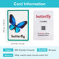 Lilias Wild Animals & Insects Flash Cards, Toddler Learning Toys, Preschool Learning Toys, Homeschool Supplies, Learning Supplies For Kindergarten, 4.3 X 3.14 Inch, 48 Cards In Set