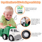PLAY Eco-Friendly Garbage Truck, [USDA Certified] No BPA/Phthalate/PVC, Recycled Bioplastic Trash Truck Toys for Boys 1-4, Fine