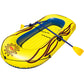 SOLSTICE Inflatable Boat Rafts 2 Person for Adults & Kids Comes W/ Oars Paddles Pump Pole Oar Holders Cushioned Comfortable Base