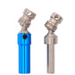 2PCS Treehobby Aluminum Alloy Universal Rear Drive Shaft Upgrade Accessories Compatible with Wltoys 12428 Fly fy-03 1/12 RC Car