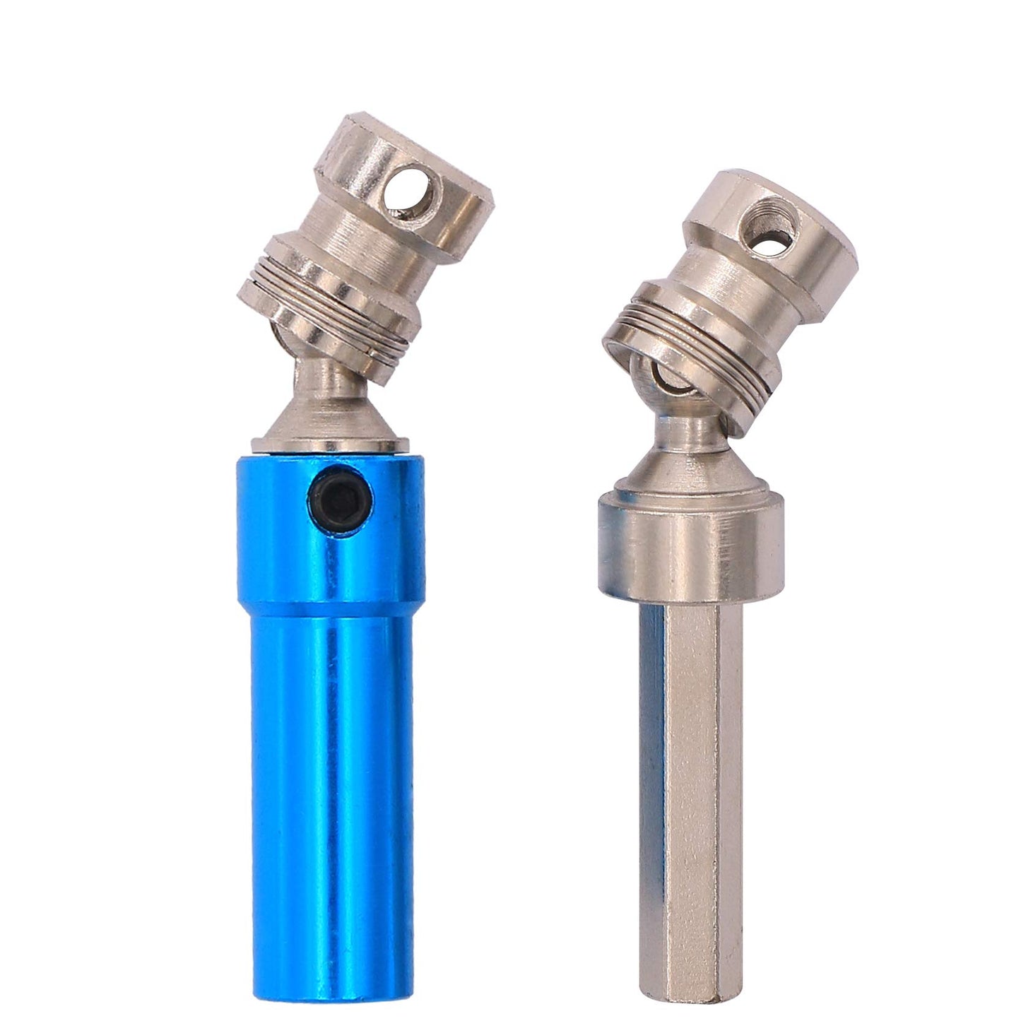 2PCS Treehobby Aluminum Alloy Universal Rear Drive Shaft Upgrade Accessories Compatible with Wltoys 12428 Fly fy-03 1/12 RC Car