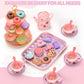 Lajeje 46pcs Kids Tea Party Set for Little Girls - Birthday Gift Toys for 3-8 Year Old Girls - Cute Princess Play Toddlers Tin T