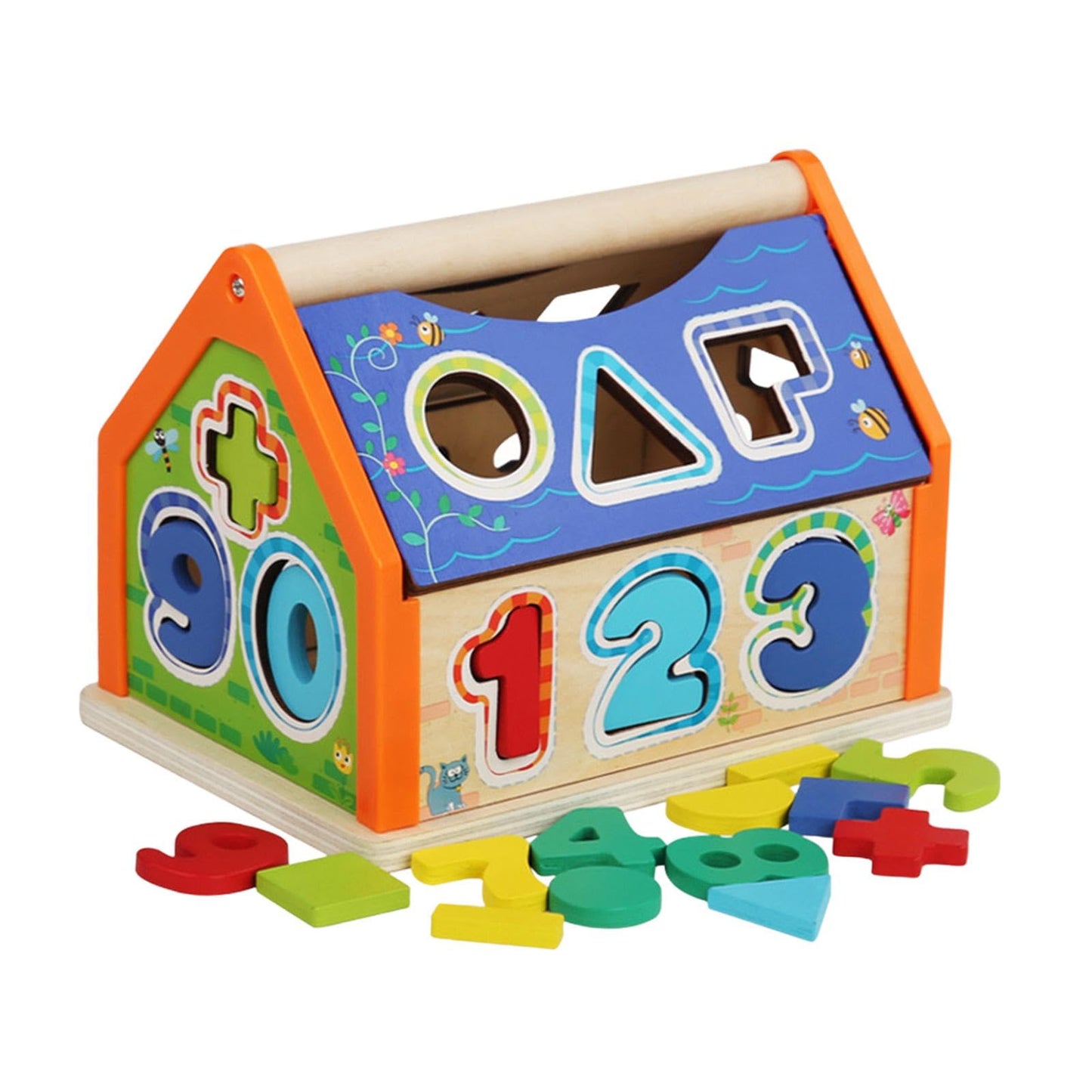 MeadawgsHouse Activity Center Early Learning For Age 3 4 5 6 7 8 Children Gifts|Toys & Hobbies|Preschool Toys & Pretend Play|Woo