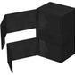 Ultimate Guard Twin Flip'N'Tray 160+, Deck Case For 160 Double-Sleeved Tcg Cards + Dice Tray, Black, Independent Magnetic Closur
