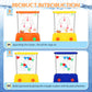 Zhanmai 16 Pcs Handheld Water Game Arcade Water Ring Water Tables For Fish Rings Basketball Game Fun Christmas Gifts For Kids Adults, Without Water(Cute,Orange, Green, Yellow, Red, And Blue)