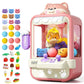 Jovow Claw Machine For Kids, Mini Vending Machine With Music, Prize Dispenser Toys For Girls And Boys, Electronic Claw Game Machine For Party Birthdays, Includes 35 Mini Toys (Small)